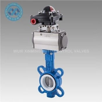 Pneumatice Actuator Wafer Butterfly Valve