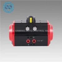 Actuator cu cremalieră și pinion