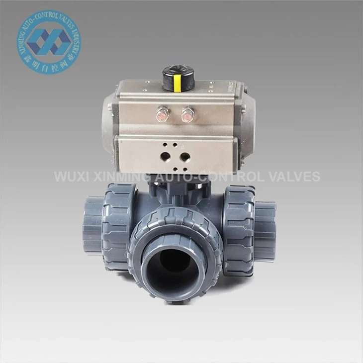 Supape cu bilă cu actuator pneumatic cu control automat pentru sisteme de irigare