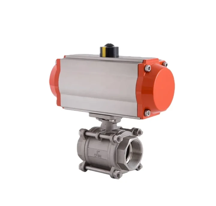 Valva cu bilă acționată pneumatică NPT|Certificat CE/ATEX