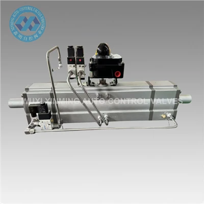 Aliaj de aluminiu trei poziții 0 grad 45 grad 90 grad la actuator pneumatic reglabil