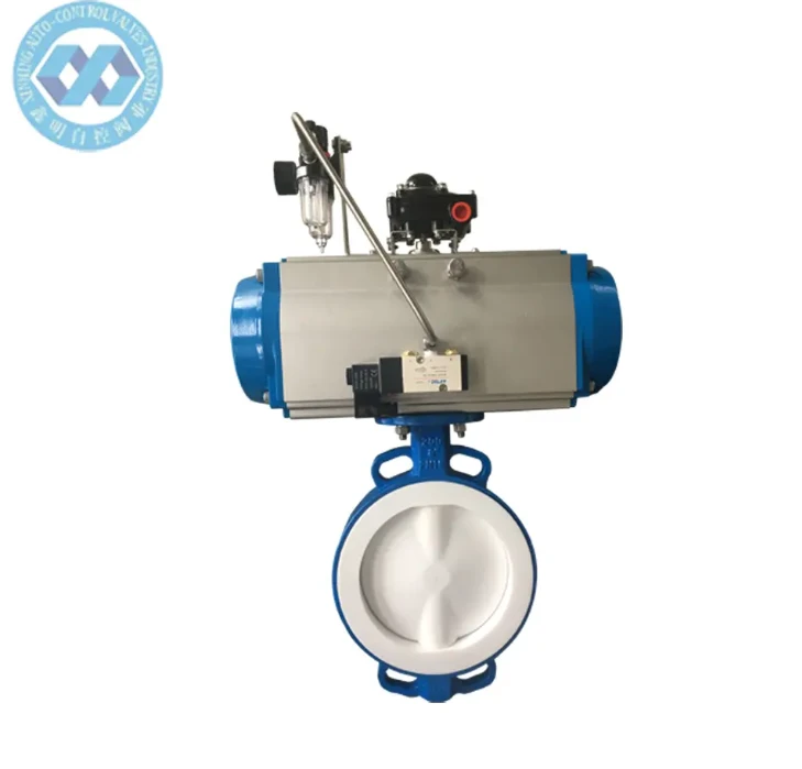 Pneumatic Actuator-operated Butterfly And Piston Valves
