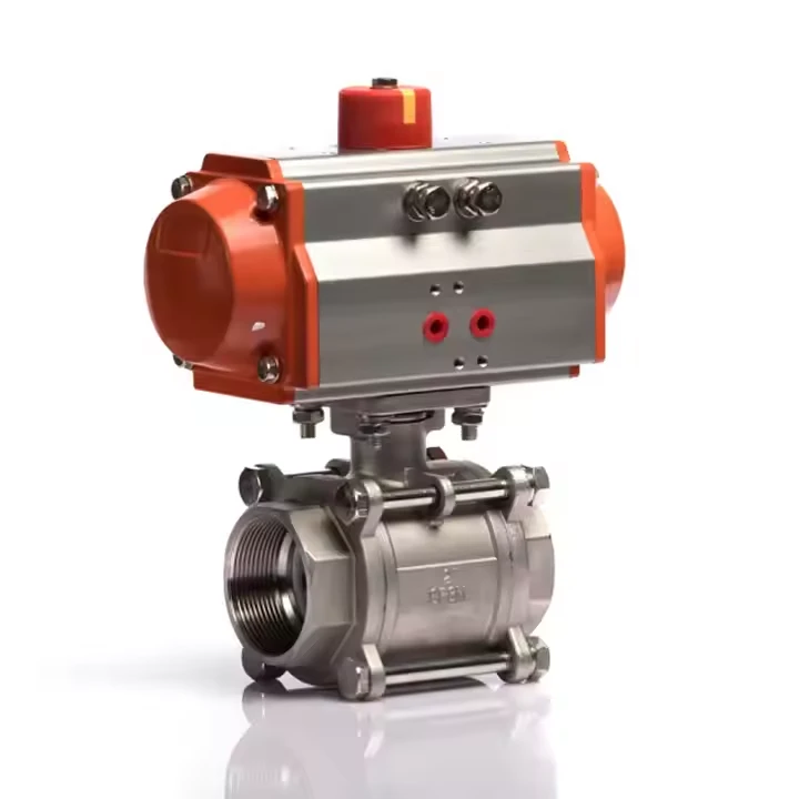 Pneumatic Thread Ball Valves For Industrial Flow Control