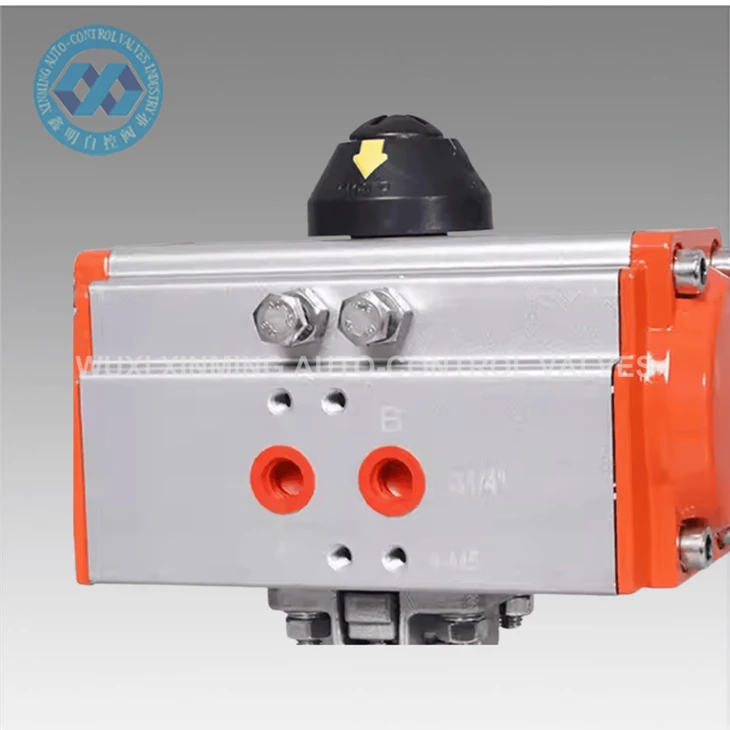 Single And Double Action Ball Valve With Actuator