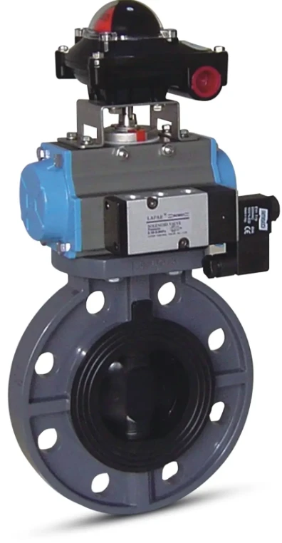 Valvă amortizor pneumatică actuator