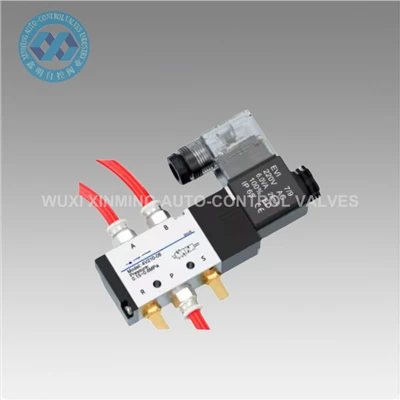 Supapă de solenoidă pneumatică din aluminiu 52 AC220V 110V