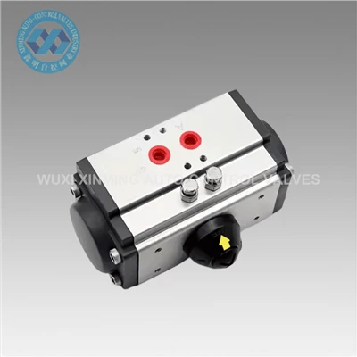 Actuator pneumatic cu acțiune dublă din aluminiu ușor pentru valvele de fluturi