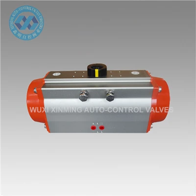 Actuator pneumatic eficient din punct de vedere energetic din aluminiu cu acțiune dublă