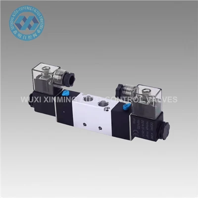 Supapă de solenoidă pneumatică înaltă - performanță cu două poziții cu cinci modalități cu bobină electrică