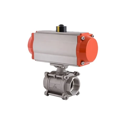 Valva cu bilă acționată pneumatică NPT|Certificat CE/ATEX