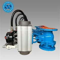 Supapă cu bilă acţionată pneumatic