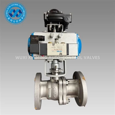 Supapă cu bilă de control pneumatic