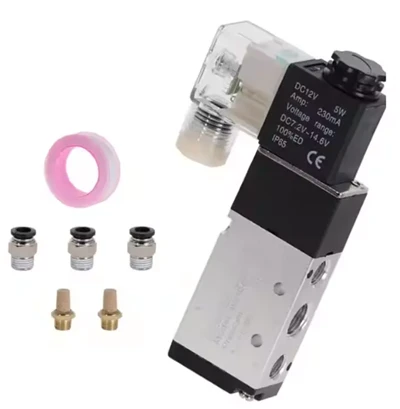 Valvă solenoidă pneumatică 5 Way 2- Control de poziție Air 12v 24V