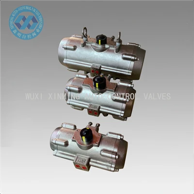 Actuator pneumatic din oțel inoxidabil: rezistență puternică la coroziune, potrivită pentru medii dure.