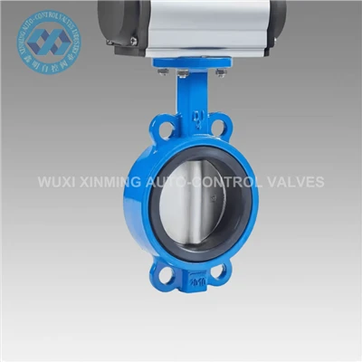 Oțel inoxidabil SS 304 316 l supapă de fluturi pneumatică fluture de fluture