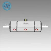 Actuator pneumatic cu actiune dubla