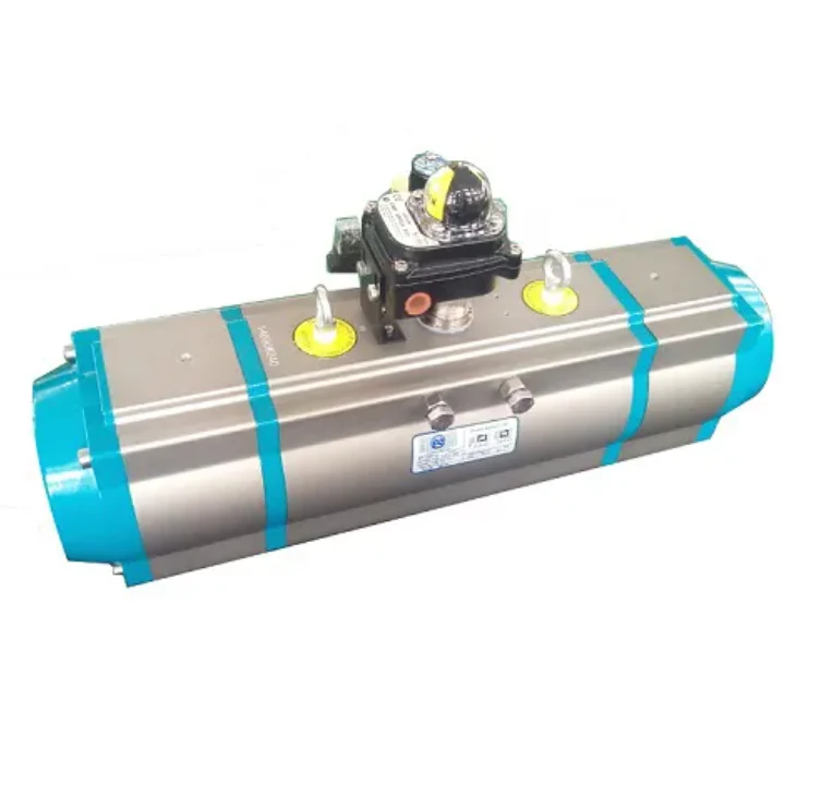 TRI CLAMP VALVE TREI MILVE A ACTUATOR pneumatic în trei etape