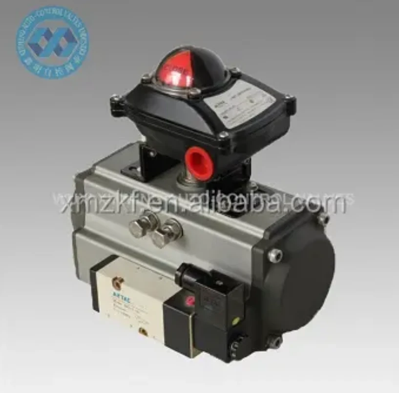 Valvă Airtac Cilindru pneumatic actuator cu indicator de poziție de actuator și supapă solenoidă Airtac