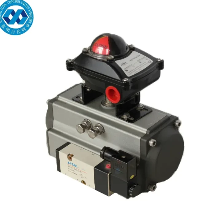Supapă Airtac Cilindru Pneumatic Actuator cu indicator de poziție a actuatorului